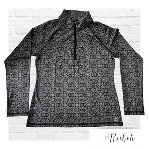 Reebok Running NWOT Athletic Active Wear Fitted Top Quarter Zip Women’s X-Large